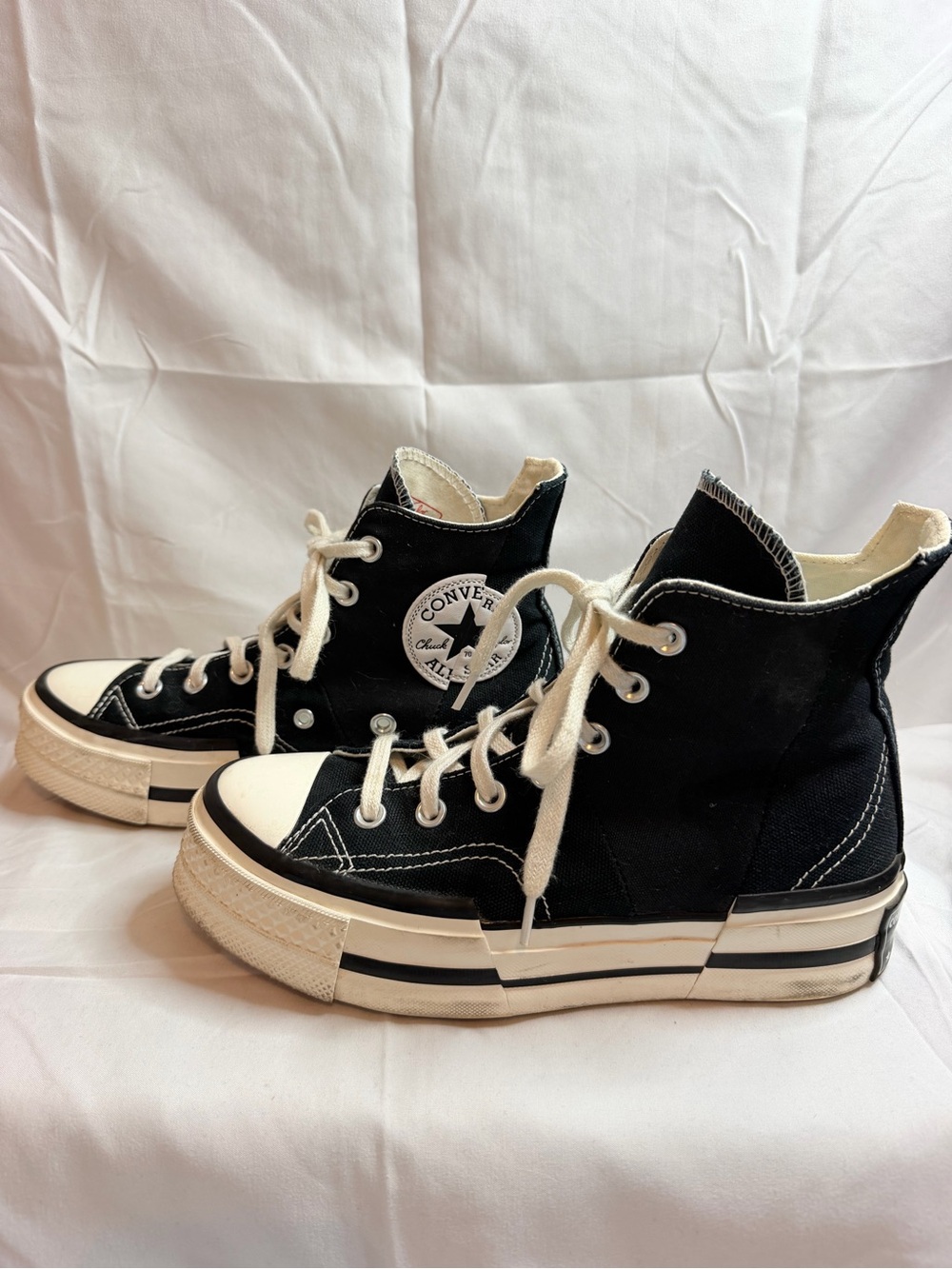Converse Black and White Kids High Top Sneakers